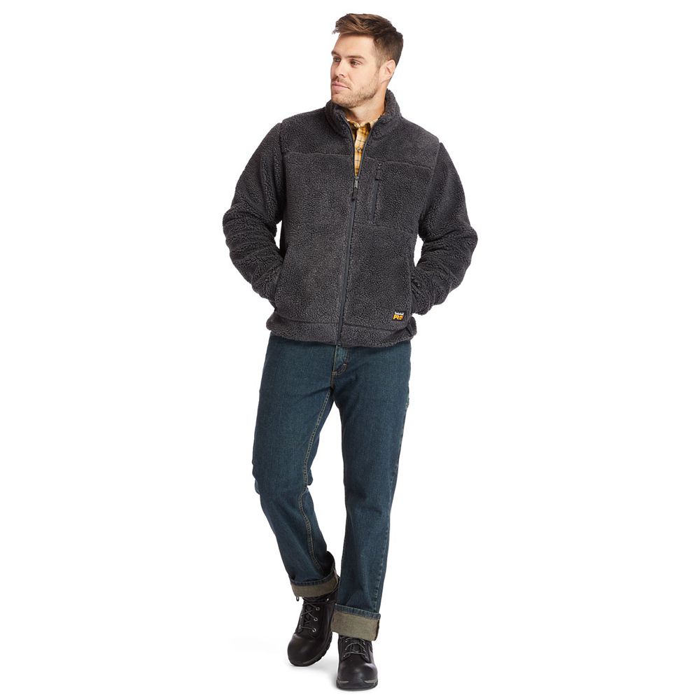 Chaquetas Timberland Argentina Hombre - Pro® Frostwall Fleece - Gris Oscuro - HGUXIP-670